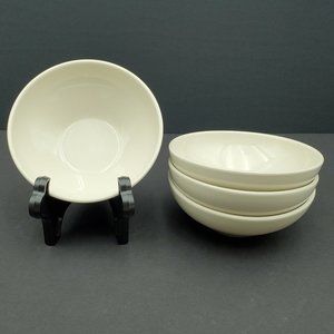 Homer Laughlin China Normandy Ivory Soup Cereal Dessert Bowls Restaurant Ware